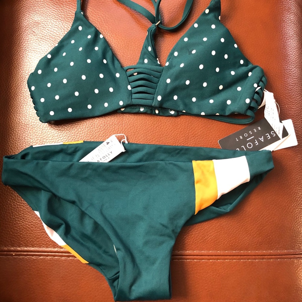 NWT Seafolly Bikini Set Size4
